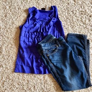 Silver Jeans Suki Capri in W29